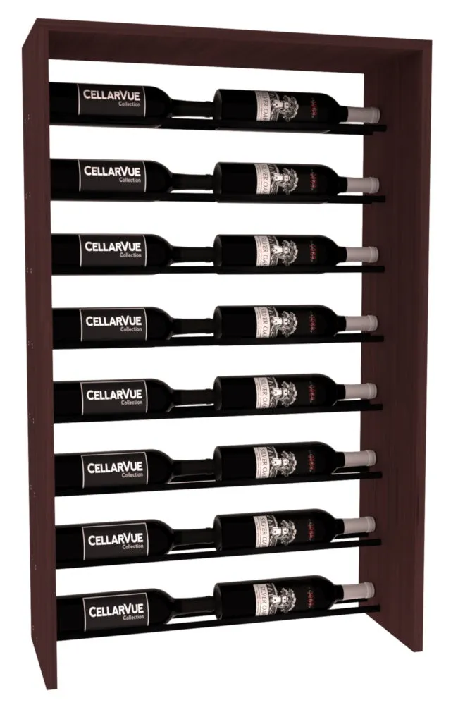 InstaCellar - 26" Horizontal Top Display - Black Metal Rods