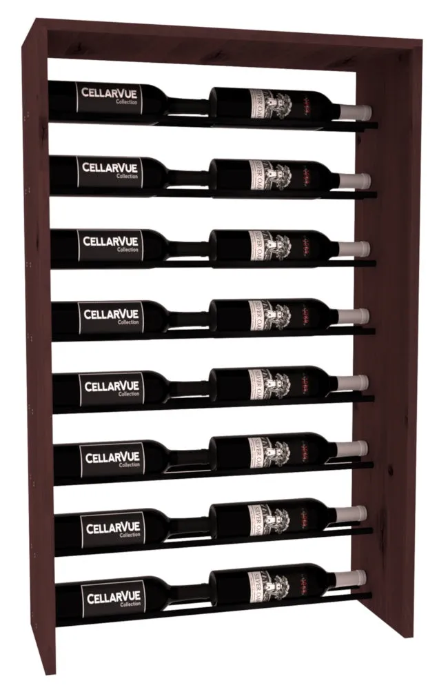 InstaCellar - 26" Horizontal Top Display - Black Metal Rods
