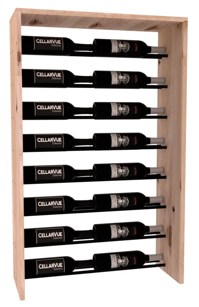 InstaCellar - 26" Horizontal Top Display - Black Metal Rods