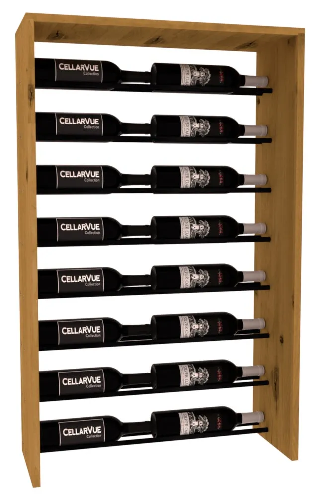 InstaCellar - 26" Horizontal Top Display - Black Metal Rods