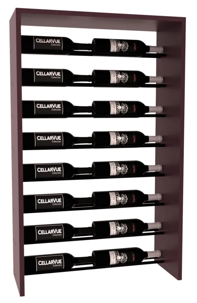 InstaCellar - 26" Horizontal Top Display - Black Metal Rods