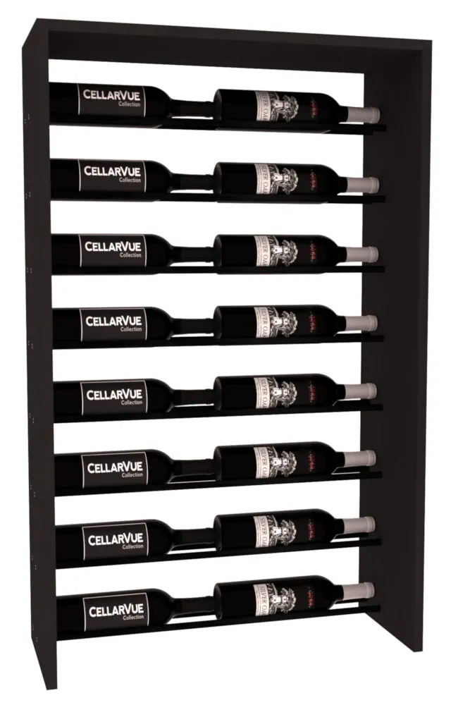 InstaCellar - 26" Horizontal Top Display - Black Metal Rods