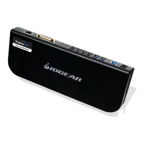 Iogear GUD300 USB 3.0 Universal Docking Station with Power Adapter