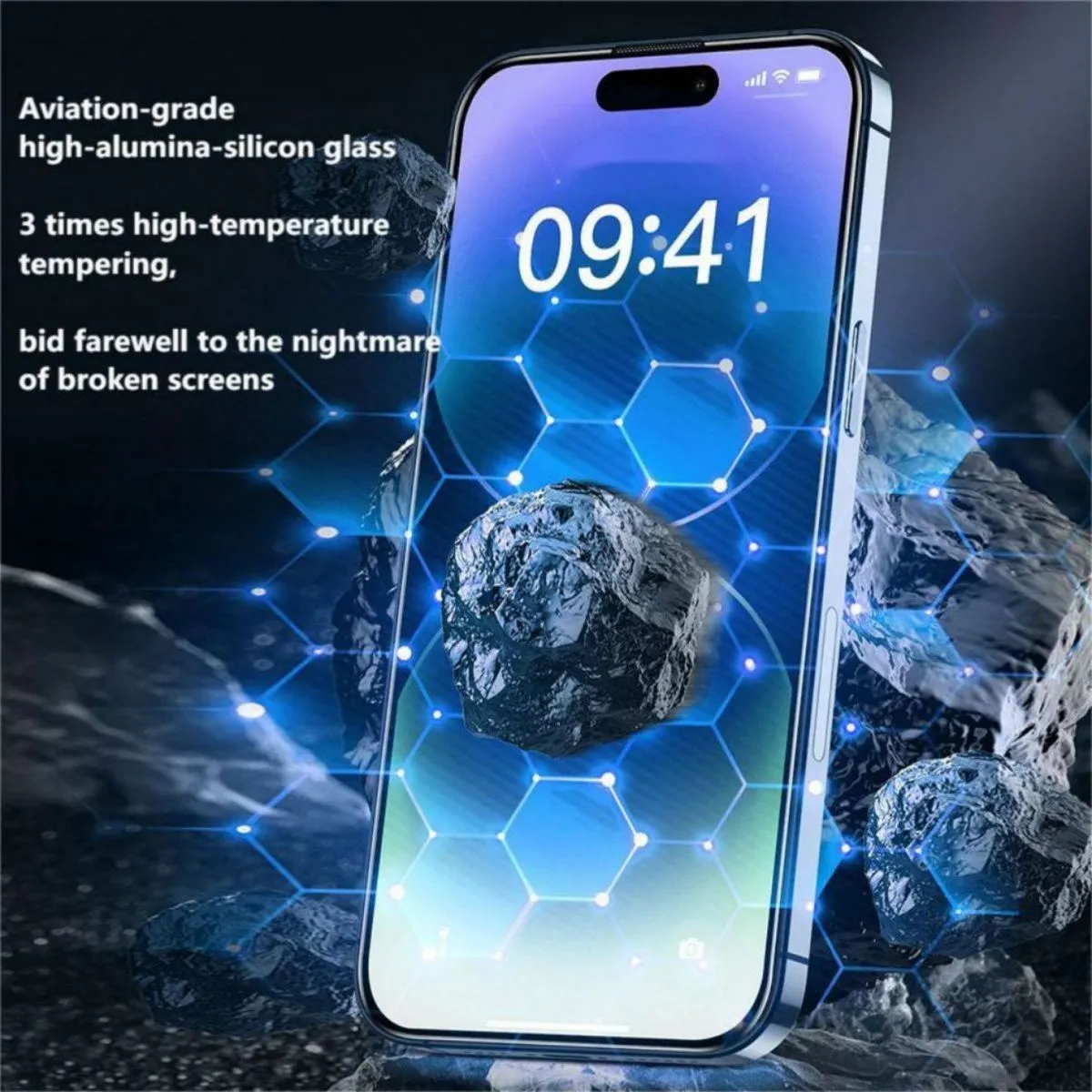 iPhone 14 WEKOME 9D Curved HD Tempered Glass Screen Protector WTP-066