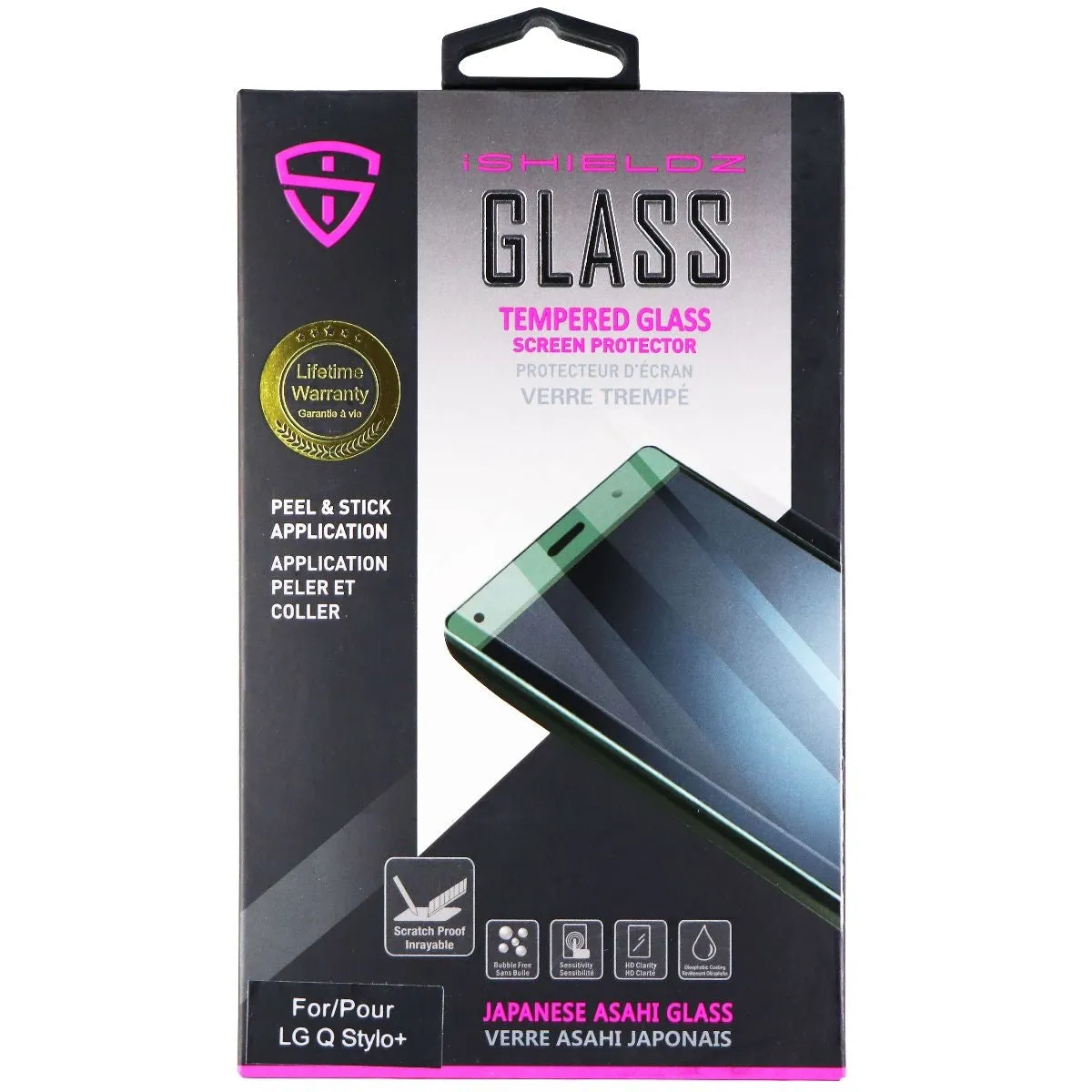 iShieldz Tempered Glass Screen Protector for LG Q (Stylo ) - Clear