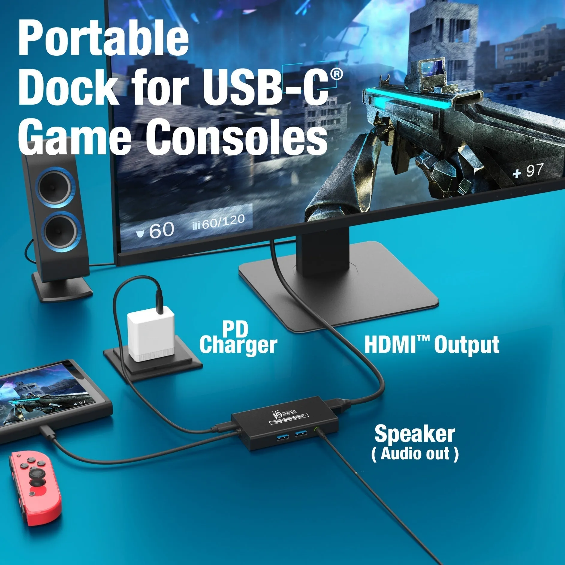 j5create Video Capture USB™ Hub