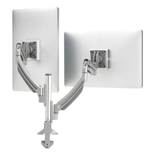 K1C220S Kontour Series Dual monitor mounts create flexible, functional workspaces in a wide variety of settings.