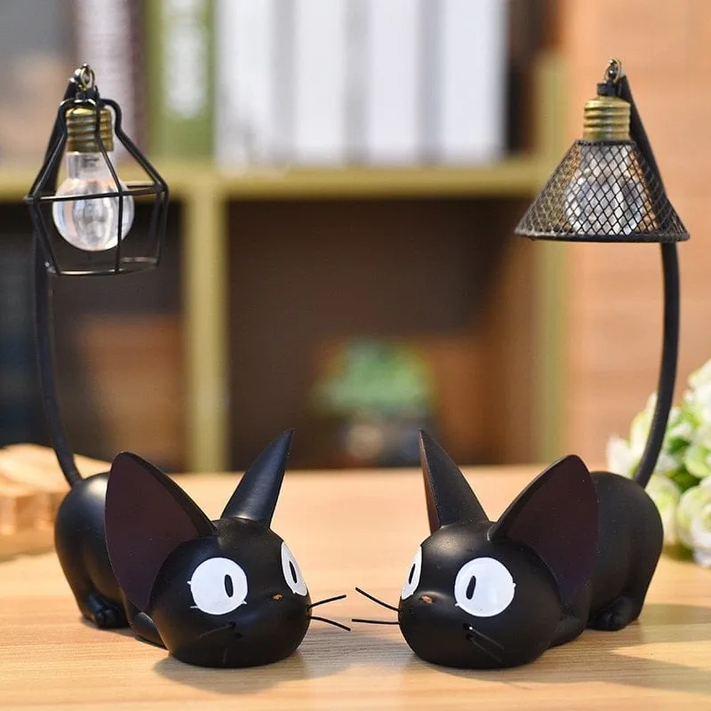 Kawaii Black Cat Lamp