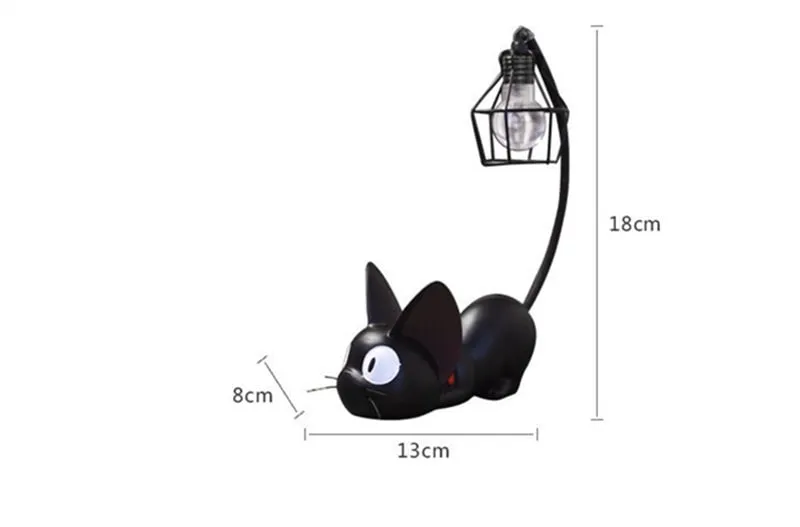Kawaii Black Cat Lamp