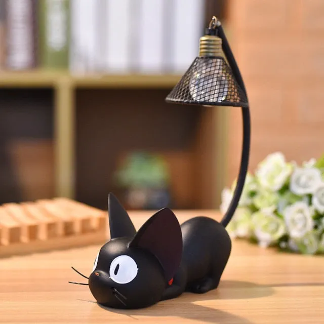 Kawaii Black Cat Lamp