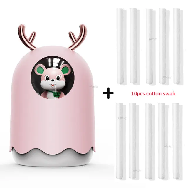 Kawaii Deer Wolf USB LED Humidifier