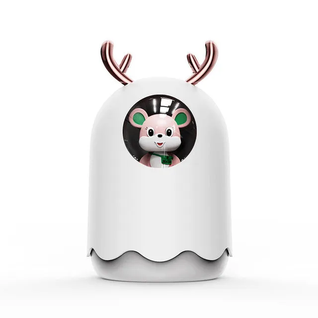 Kawaii Deer Wolf USB LED Humidifier