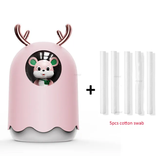 Kawaii Deer Wolf USB LED Humidifier