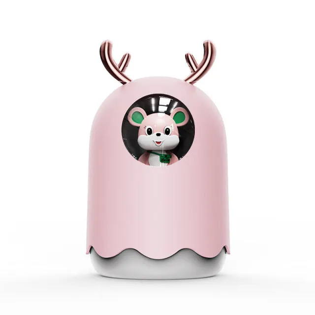 Kawaii Deer Wolf USB LED Humidifier