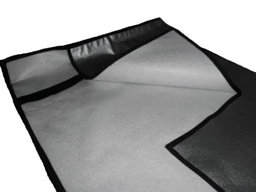 Large Flat Screen TV / LED / HDTV Vinyl Padded Dust Covers With Remote Control Pocket For Protection from Weather Elements (60" Cover - 55" x 4" x 34")