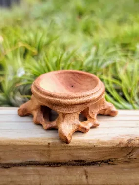 Large Wooden Crystal Stand
