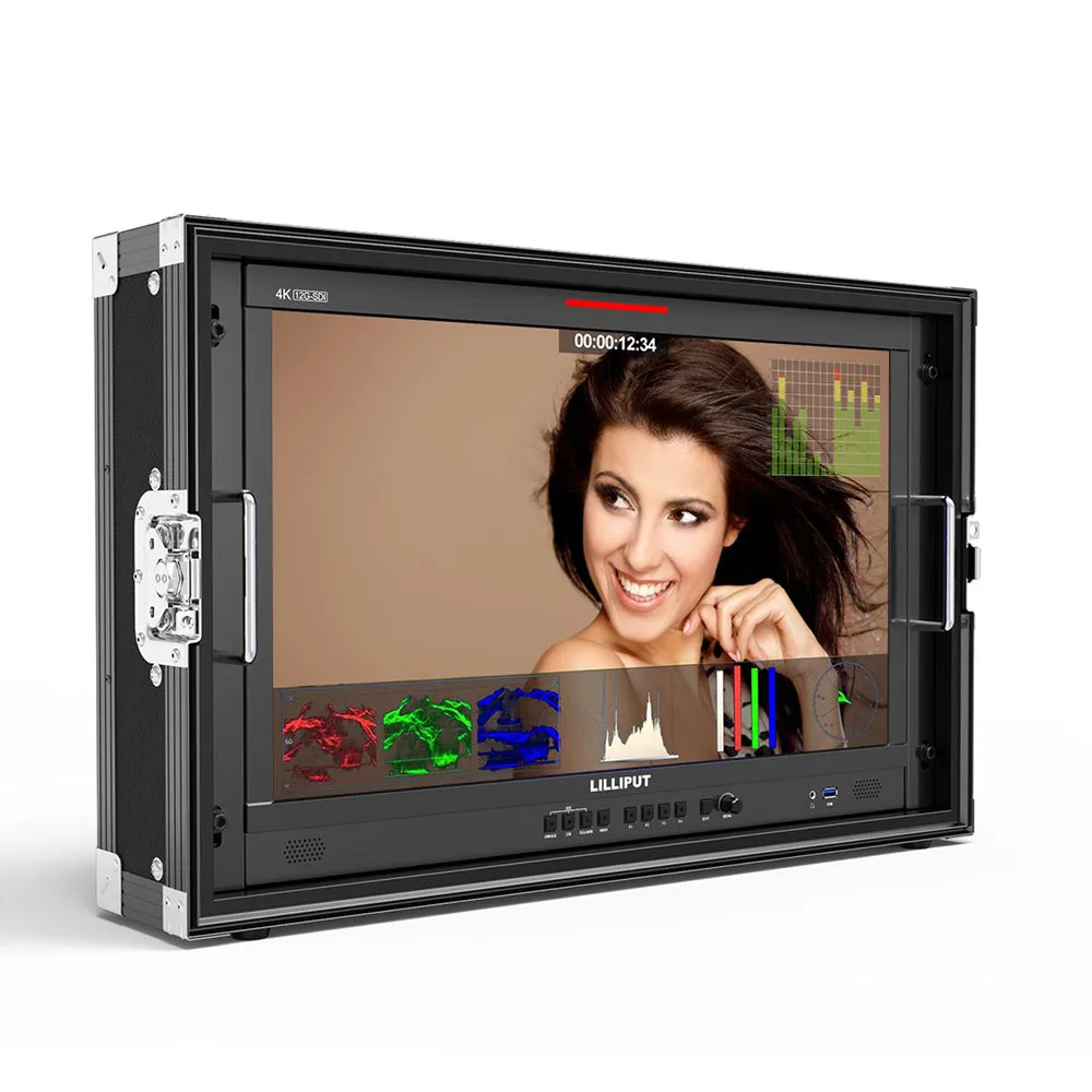 LiLLIPUT Q Series 12G-SDI/HDMI Broadcast Studio Monitor (V-Mount)