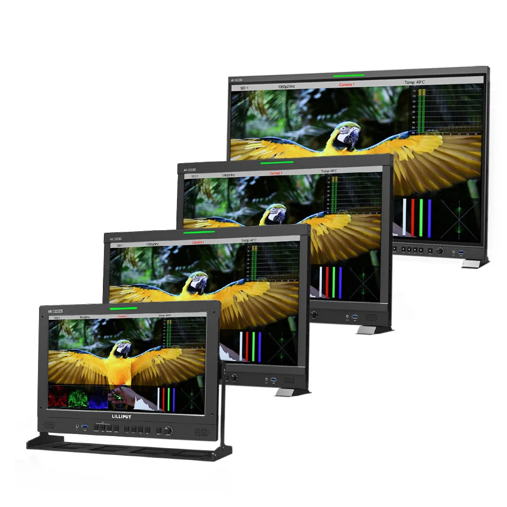 LiLLIPUT Q Series 12G-SDI/HDMI Broadcast Studio Monitor (V-Mount)