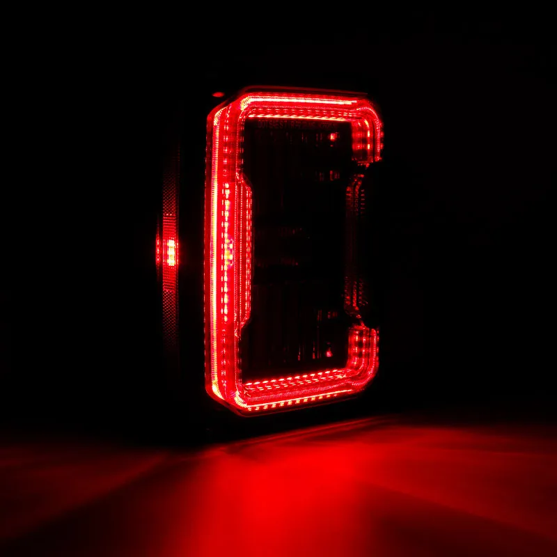Linear Series Clear LED Tail Lights For 2007-2018 Jeep Wrangler JK JKU