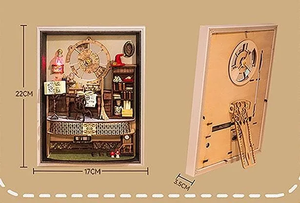 Magic Room Miniature Frame Wizard School Office Miniature Dollhouse Magic School Doll House Potter Heads Birthday Gift Adult Craft