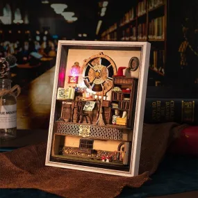 Magic Room Miniature Frame Wizard School Office Miniature Dollhouse Magic School Doll House Potter Heads Birthday Gift Adult Craft