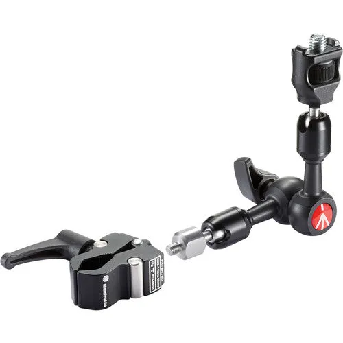 Manfrotto 244 MicroKit Anti-Rotation Aluminum Friction Arm, Black
