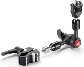 Manfrotto 244 MicroKit Anti-Rotation Aluminum Friction Arm, Black