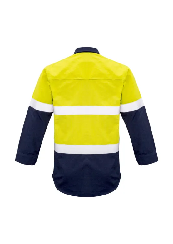 Mens FR Closed Front Hooped Taped Spliced Shirt (BZ-ZW133)