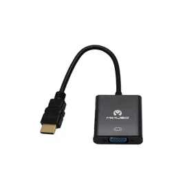 Mikuso HDMI To VGA AUDIO Cable Black [CBL-018 BK]