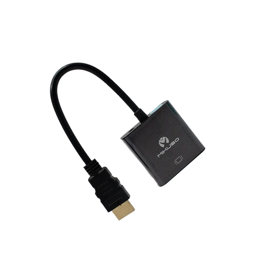 Mikuso HDMI To VGA AUDIO Cable Black [CBL-018 BK]