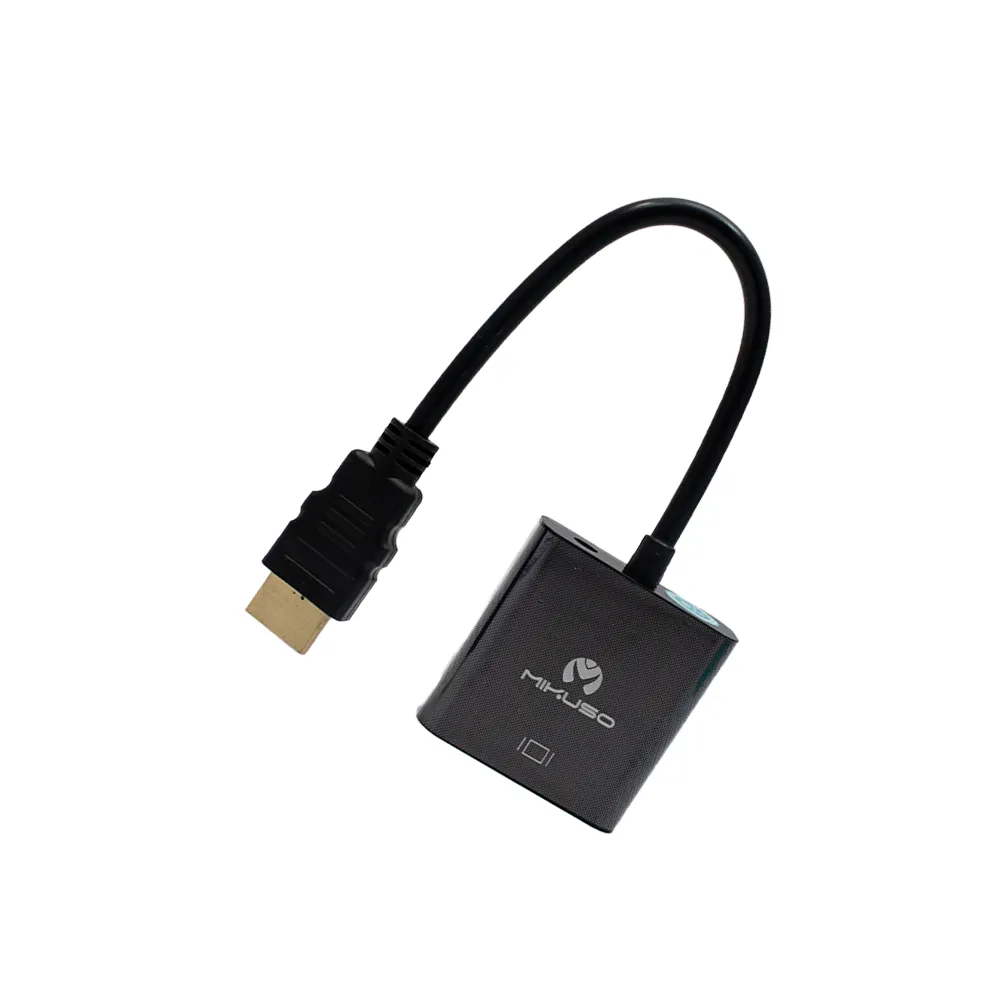 Mikuso HDMI To VGA AUDIO Cable Black [CBL-018 BK]