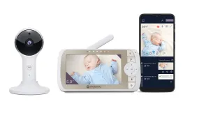 Motorola VM65 Connect 5" Connected Manual Pan/Tilt 1080p Video Baby Monitor