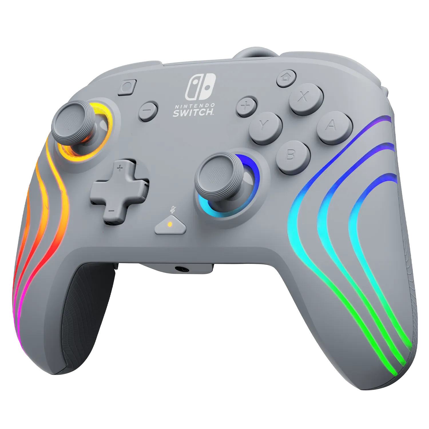 Nintendo Switch Grey Afterglow Wave Wired Controller