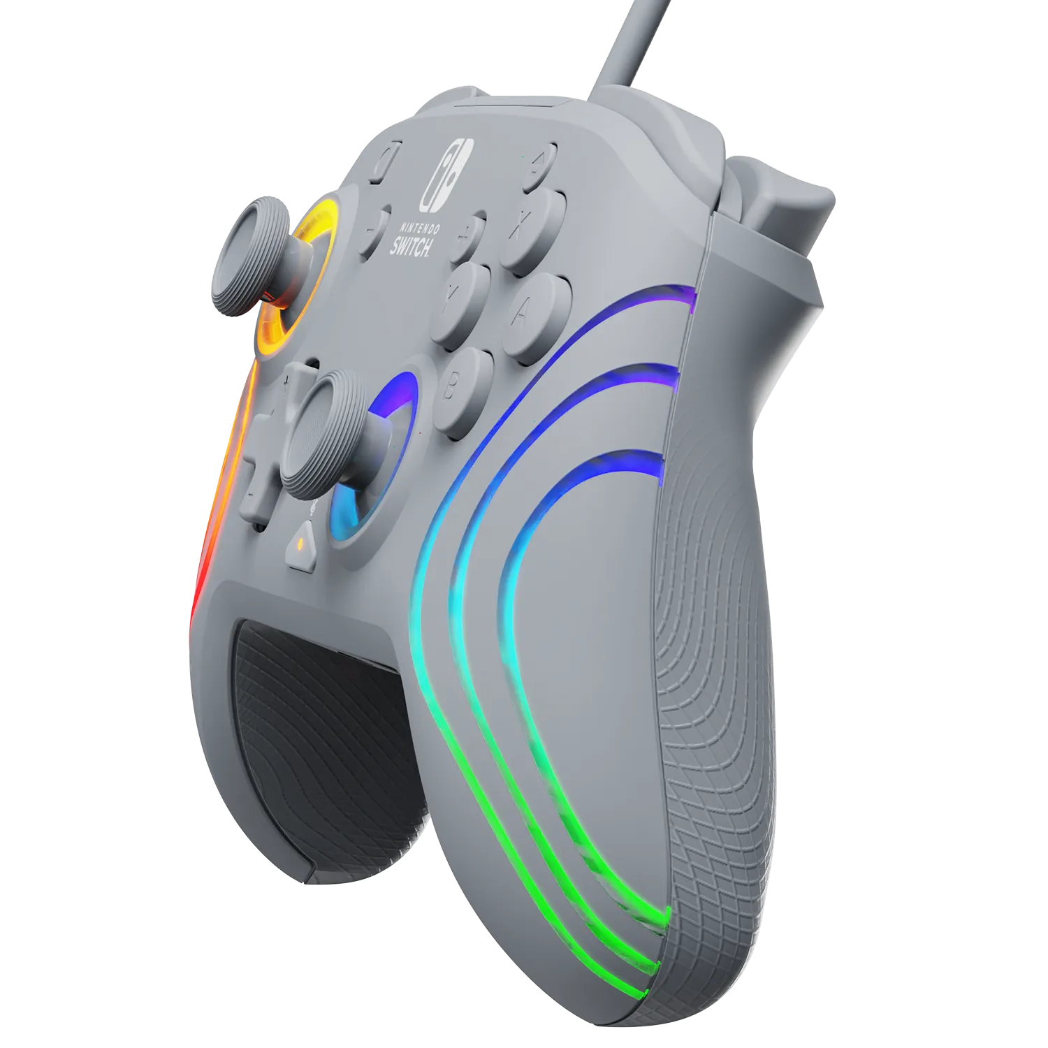 Nintendo Switch Grey Afterglow Wave Wired Controller