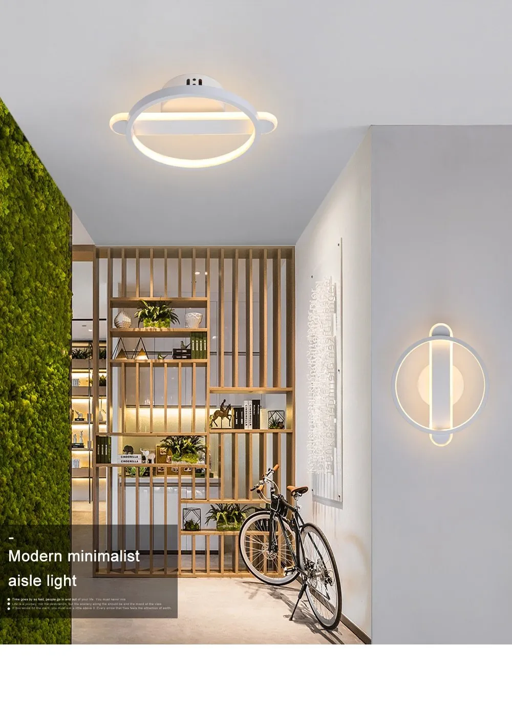 Nordic Minimalist LED Wall Lamp for Living Room & Bedroom