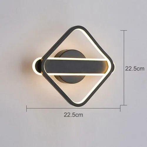 Nordic Minimalist LED Wall Lamp for Living Room & Bedroom