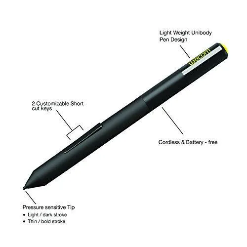 One by Wacom CTL 471/K0-CX Graphic Pen Tablet ( 6in x 4in), Black