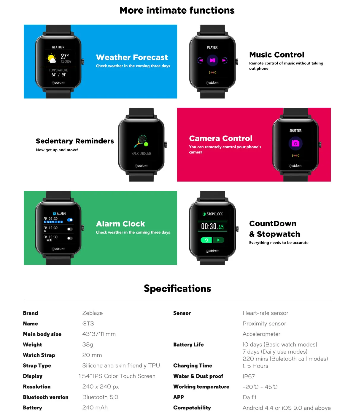 🔥Only $17.99 The 2nd one🔥GTS fitness smartwatch  - Use Your Wrist like a Phone