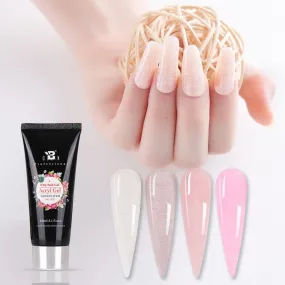 Poly Gel Extension Kit - 60ML  Permanent Acrylic Glitter Nail Extension