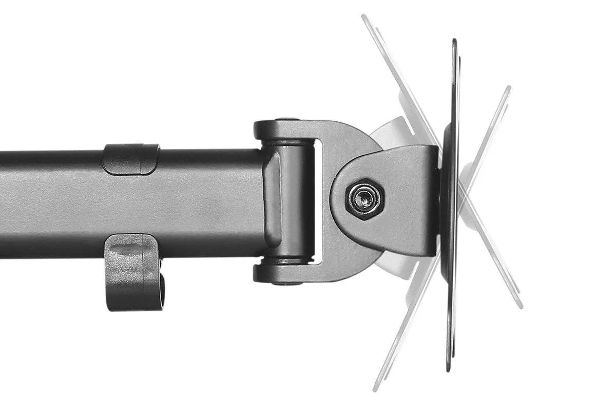 Pop Monitor Double Arm Black