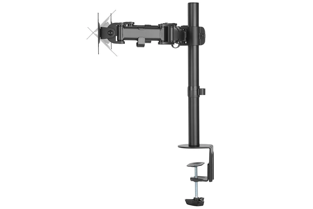 Pop Monitor Double Arm Black