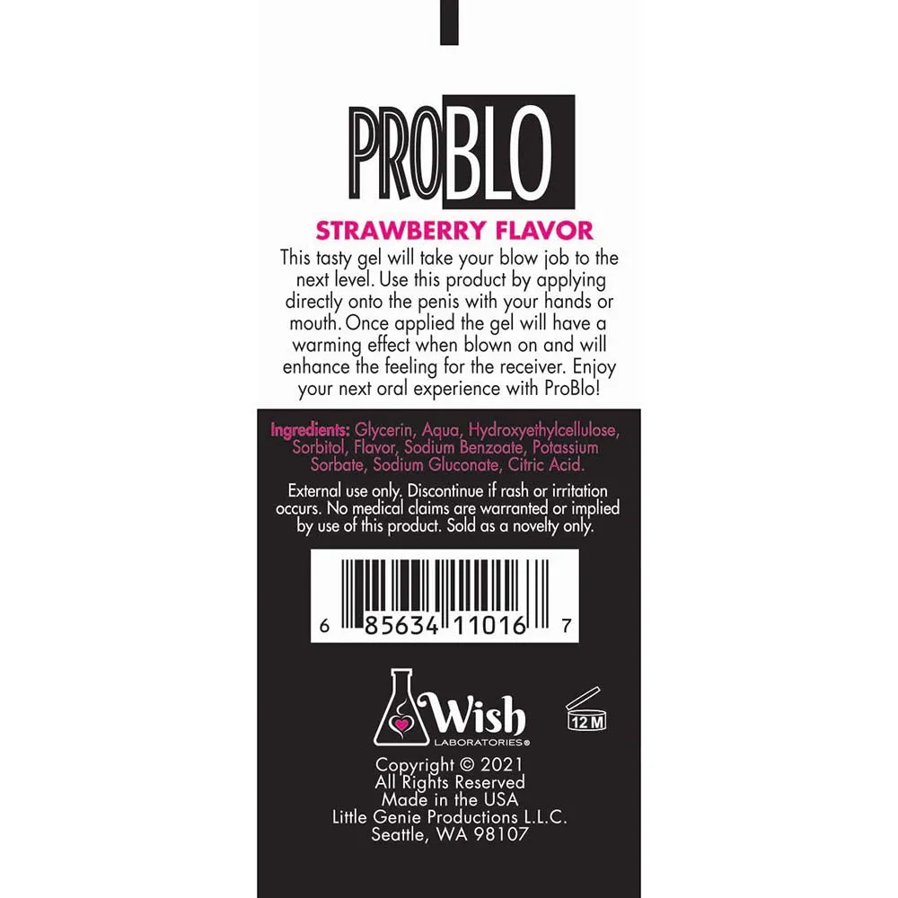 Pro Blo Strawberry 10 ml 65-Piece Fishbowl