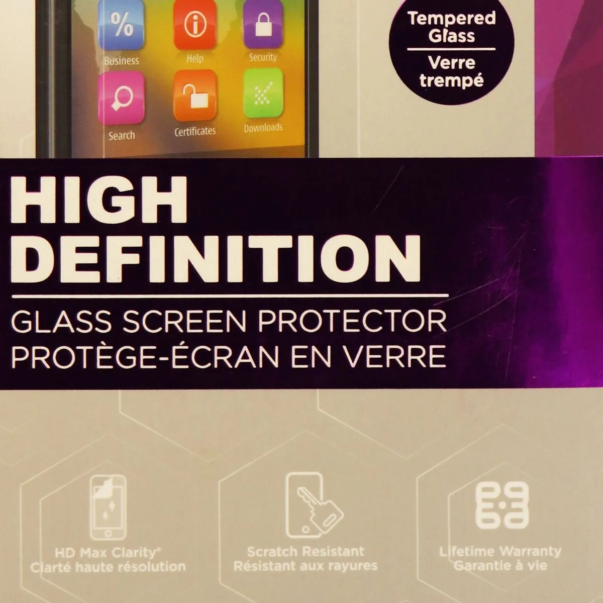 PureGear HD Tempered Glass Screen Protector for Moto Z Play Droid Edition