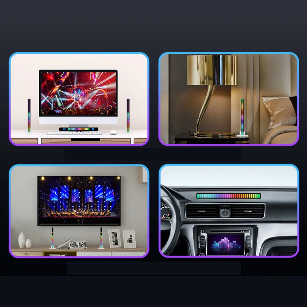 RGB LED Music Sound Control LED Symphony Pickup Light | TechTonic®