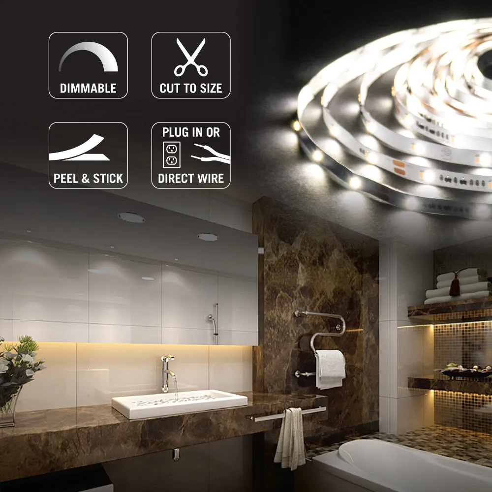 RibbonFlex Home 24V Dim-to-Warm White LED Strip Light Kit