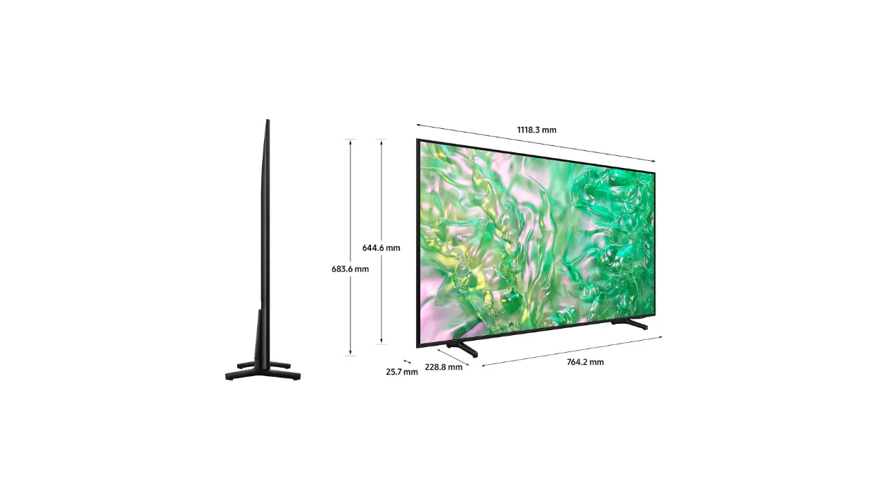 Samsung DU8070 50" Crystal UHD 4K HDR Smart TV (2024) | UE50DU8070UXXU