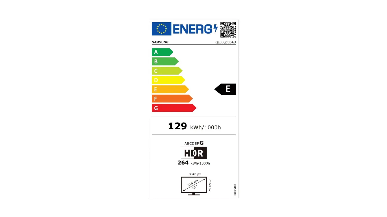 Samsung Q60D 85” QLED 4K HDR Smart Tv (2024) | QE85Q60DAUXXU