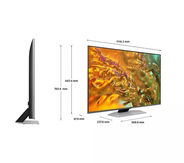 Samsung Q80D 50" 4K HDR QLED Smart TV (2024) | QE50Q80DATXXU