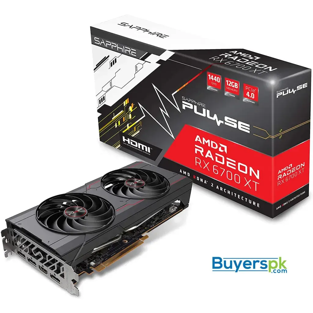 Sapphire Pulse Amd Radeon Rx 6700 Xt 12gb Gddr6 Gaming Graphics Card USED with Box