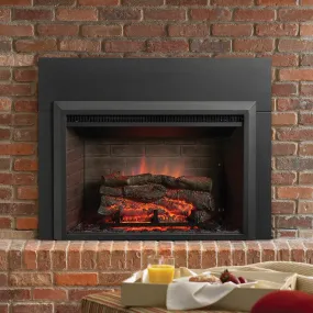 SimpliFire 32-In Built-In Electric Fireplace Insert with Large Surround Trim